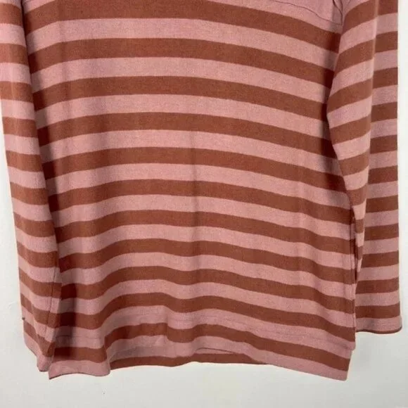 NWT Stitch Fix Market & Spruce Striped Button Detail Plush Sweater Size XS NEW - Picture 3 of 8